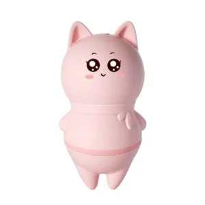 Funny Cat Estimulador de Clitóris em Formato de Gato com 10 Modos de Vibração e Língua Vai e Vem 8,5 x 4 cm