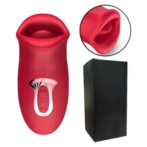 Vibrador de Pulsação Formato de Boca
