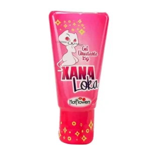 Gel Excitante com Sensação  Refrescante, Aquecimento e Vibração Xana Loka Hot Flowers 15g