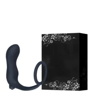 Anel Peniano em Silicone com Plug Anal Vibratório